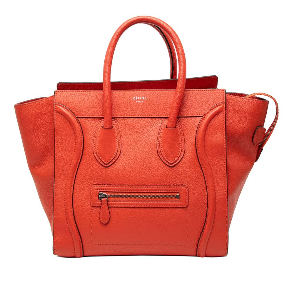 Celine Luggage Bag Grainy Leather Mini #298046C88B - Picture 1 of 7